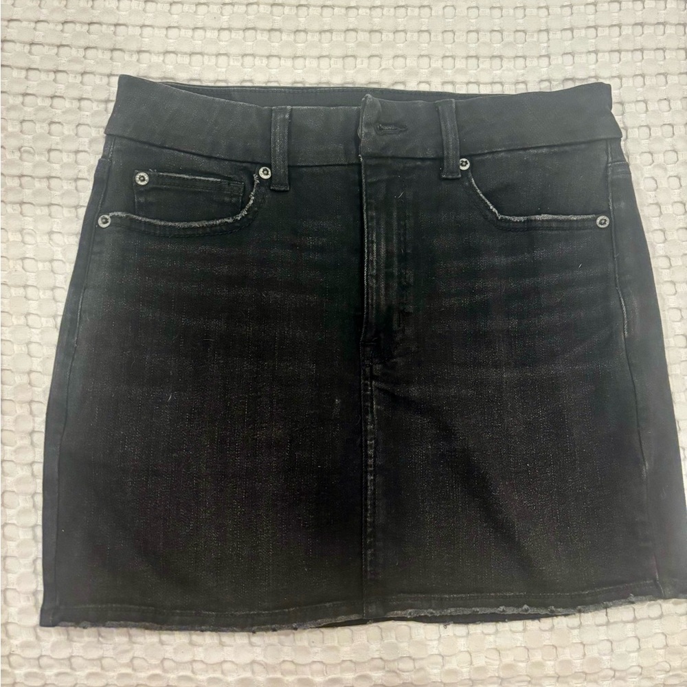 AE Black Denim Mini Skirt - Women's Classic Style - Size 6 *New* ⭐️Sale 2/$40